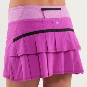 Lululemon Pace Setter Running Tennis Skirt -violet skort  sz 4 Perfect